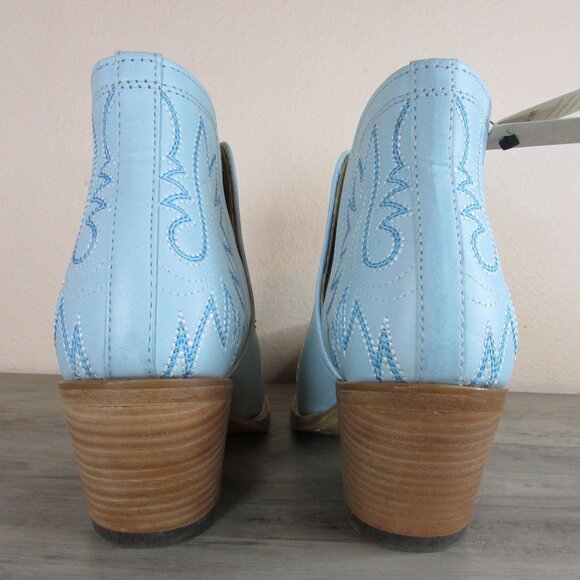 Ariat Women's Dixon Western Ankle Boot - Tiffany Blue - Picture 3 of 4